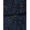 Adrianna Papell Embellished Mikado Gown(Navy Black)