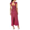 Adrianna Papell Women’s Beaded Column Gown(Magenta)