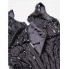 Adrianna Papell Women’s Blsn Beaded Art Nouveau(Gunmetal)