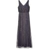 Adrianna Papell Women’s Blsn Beaded Art Nouveau(Gunmetal)
