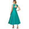 Adrianna Papell Women’s Sweetheart Mikado Ankle Dress(Exotic Jade)