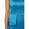 Women’s Stretch Mikado Strapless Gown(Dark Teal)
