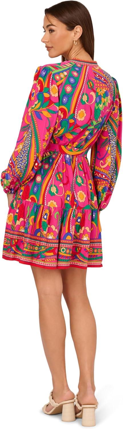 image:imageAdrianna Papell Seersucker Midi DressPink Multi