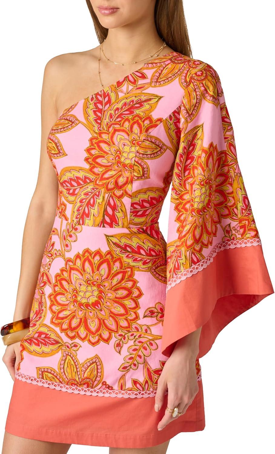 image:imageAdrianna Papell Seersucker Midi DressPink Multi1