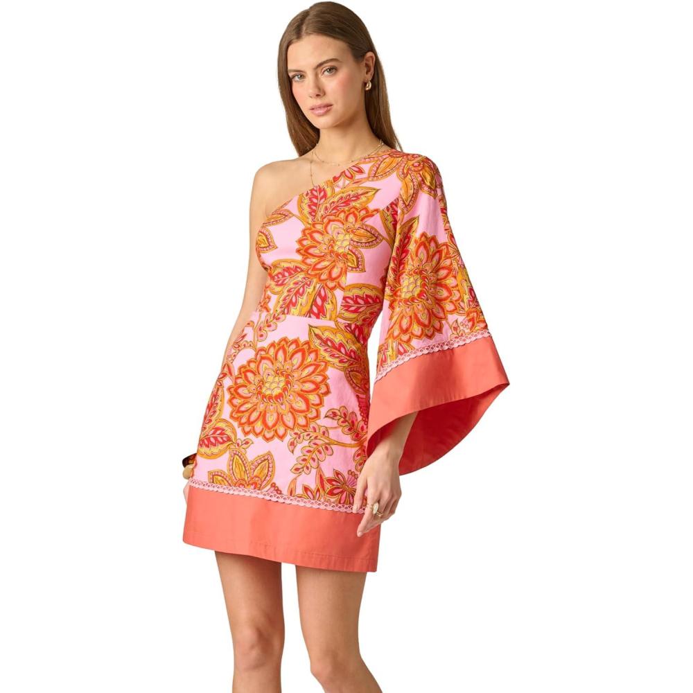 image:imageAdrianna Papell Seersucker Midi DressPink Multi1