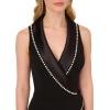ADRIANNA PAPELL PEARL CREPE JUMPSUIT IVORY