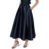Adrianna Papell, Lapel Mikado Ankle Dress(Midnight)