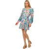 Adrianna Papell Seersucker Midi Dress(Peach Multi)