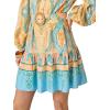 Adrianna Papell Seersucker Midi Dress(Peach Multi1)