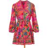 Adrianna Papell Seersucker Midi Dress(Pink Multi)