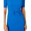 Adrianna Papell Stretch Crepe Bow Sheath Dress, Cool Cobalt, 16
