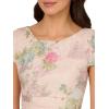 Adrianna Papell Women’s Matelasse Cocktail Dress(Marble Multi)