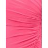 Adrianna Papell Women’s One Shoulder Jersey Gown(Pink Lotus)