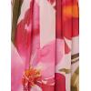 Adrianna Papell Women’s Floral Chiffon Ring Gown(Pink/Orange Multi)