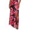 Adrianna Papell One Shoulder Chiffon Gown(Black/Berry)