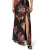 Adrianna Papell One Shoulder Chiffon Gown(Blk Multi)