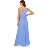 Adrianna Papell One Shoulder Chiffon Gown(Electric Ice)