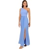Adrianna Papell One Shoulder Chiffon Gown(Electric Ice)